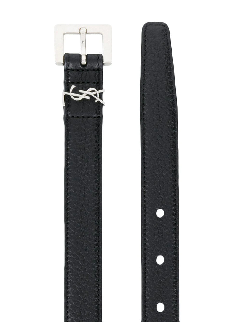 Grained  leather Cassandre Belt