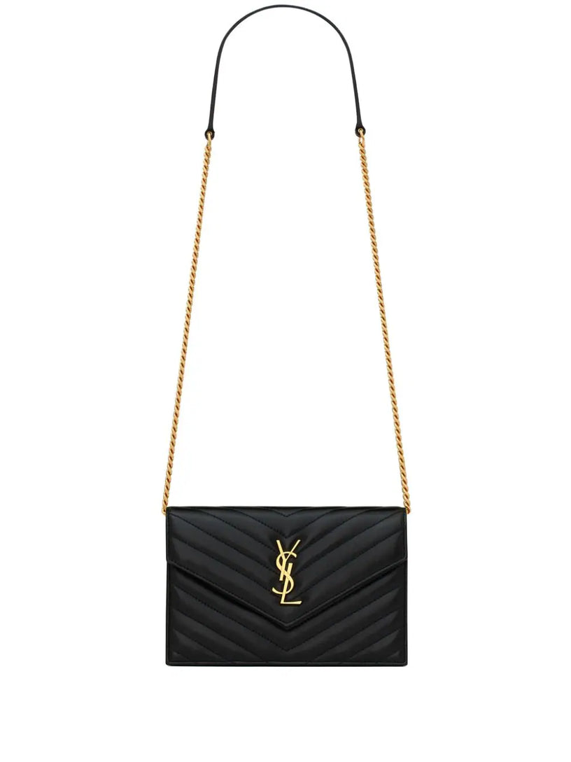 Saint Laurent Cassandre envelope chain wallet