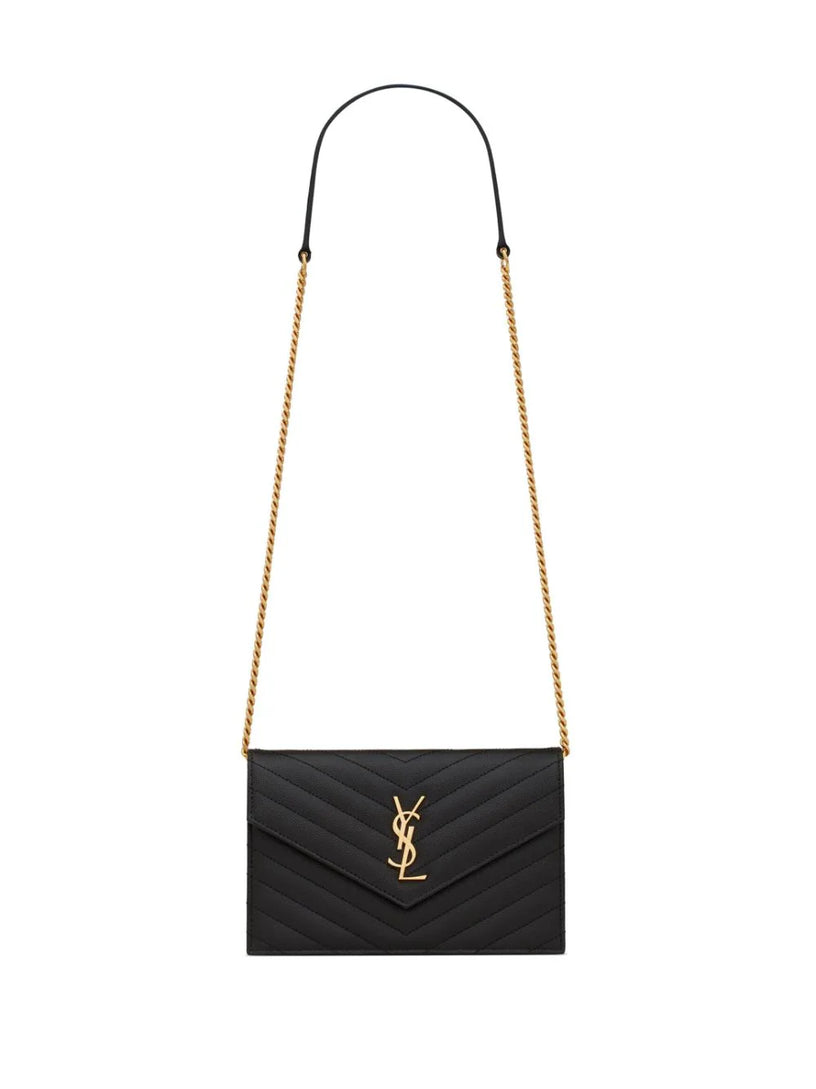 Saint Laurent Cassandre envelope chain wallet