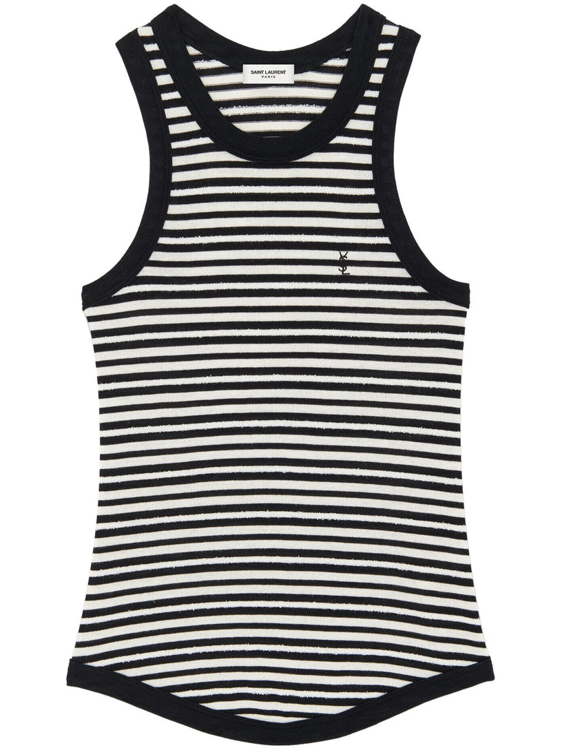 Saint Laurent Cassandre jersey tank top