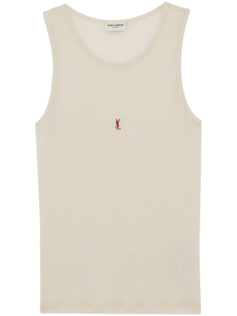 Saint Laurent Cassandre tank top