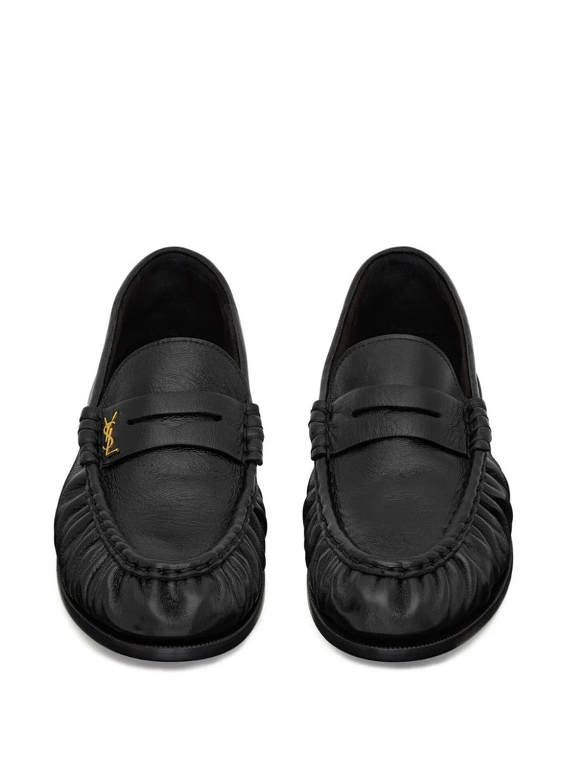 Le Loafer moccasins in shiny wrinkled leather