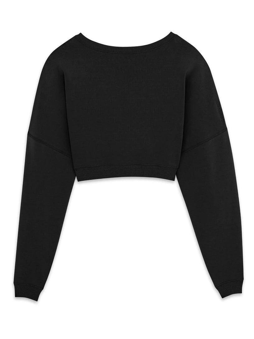 Saint Laurent Saint laurent cropped sweatshirt