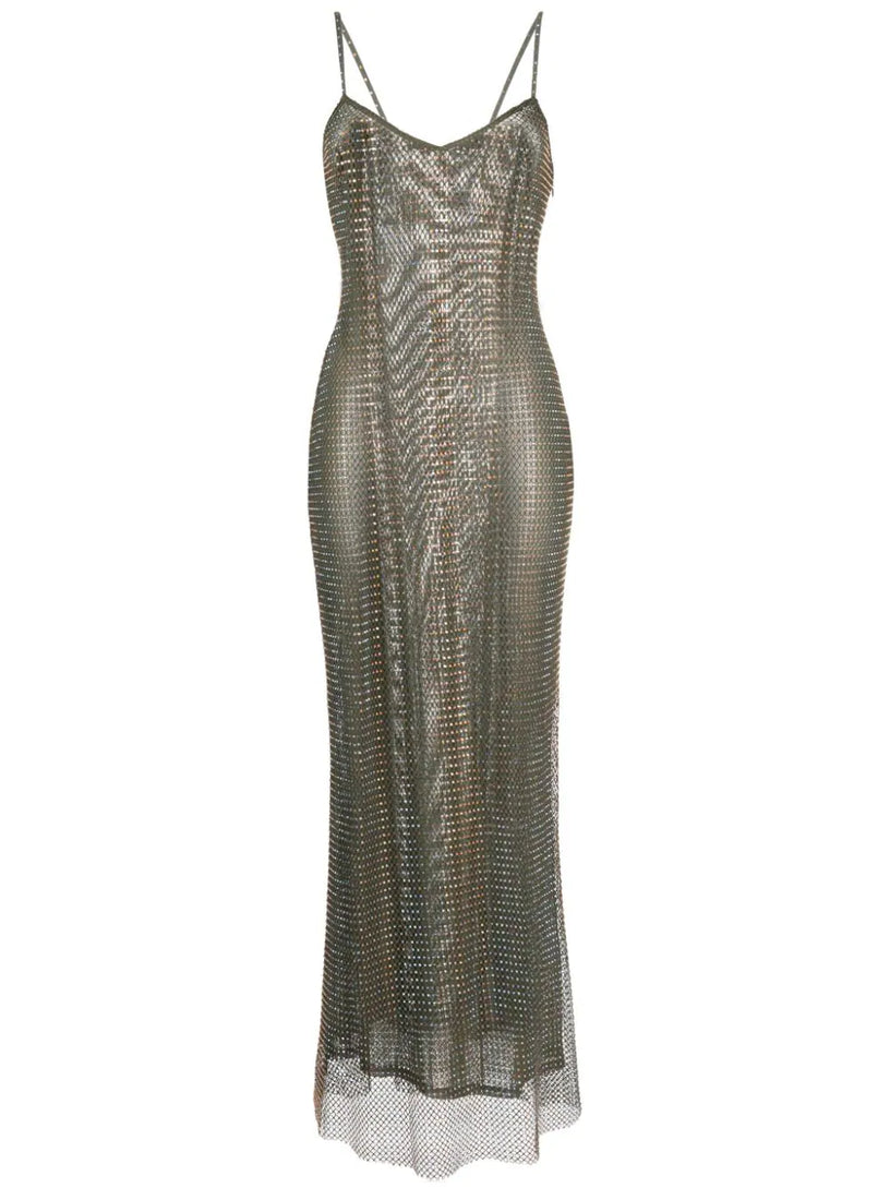 Rhinestone Maxi Dress