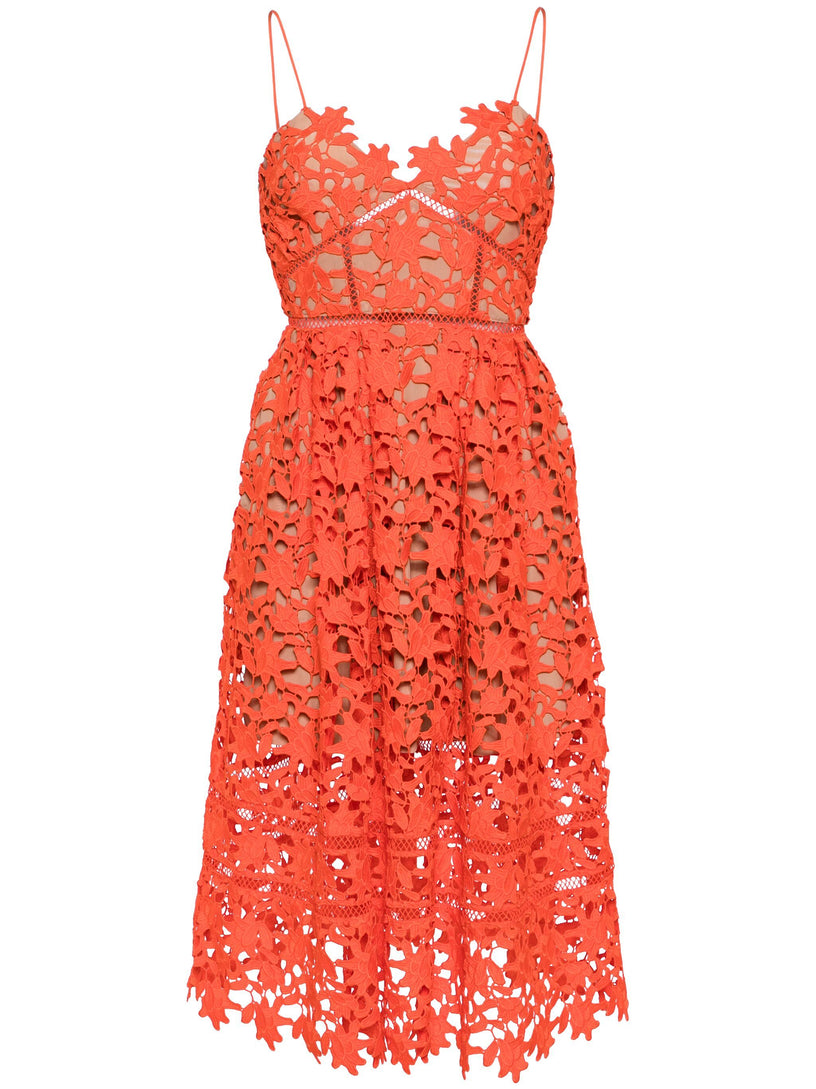 SELF PORTRAIT Lace midi dress