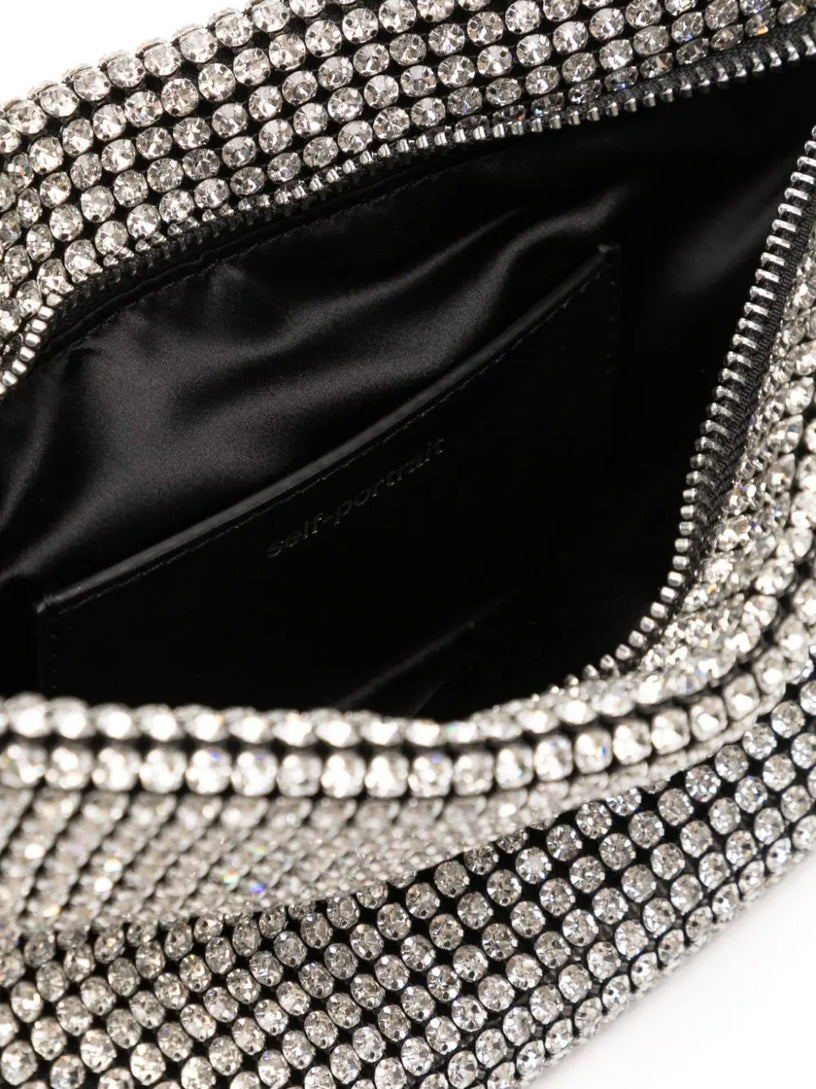 Diamante small hobo bag