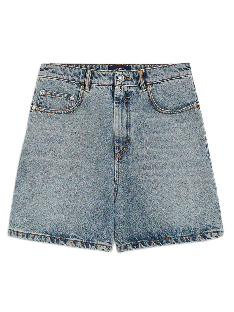 Ovale Denim Bermuda shorts