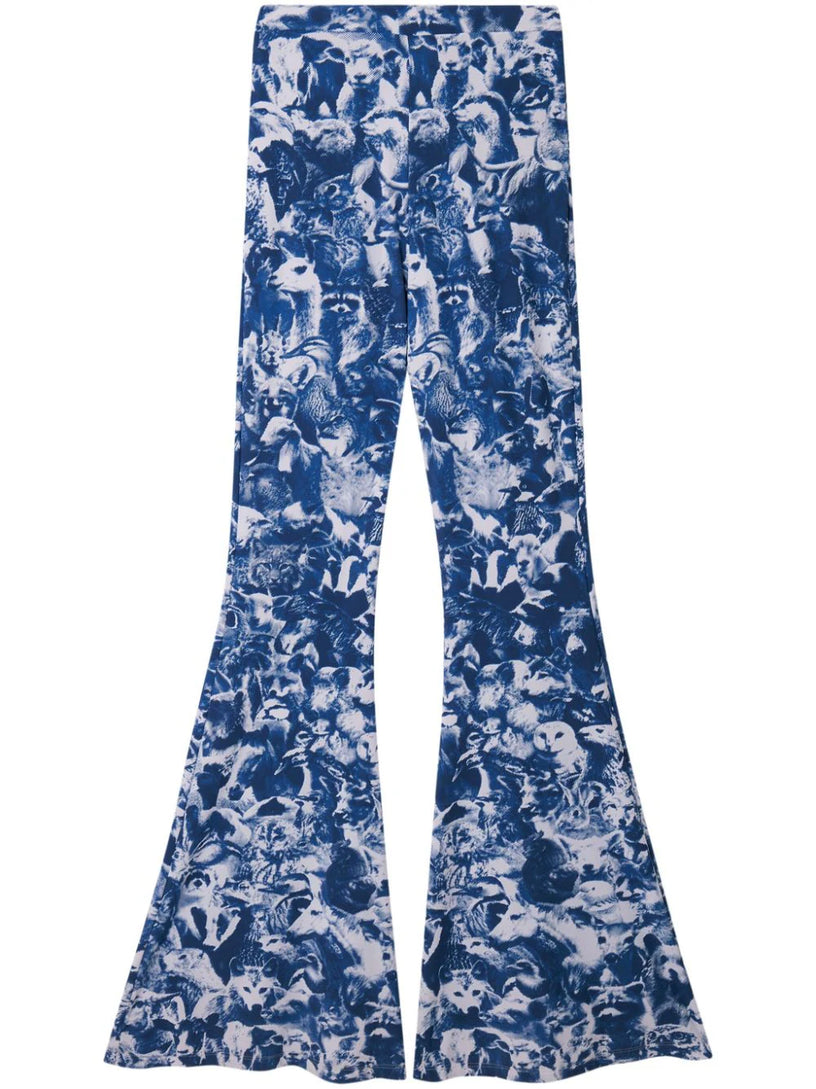 Animal Forest Print Trousers