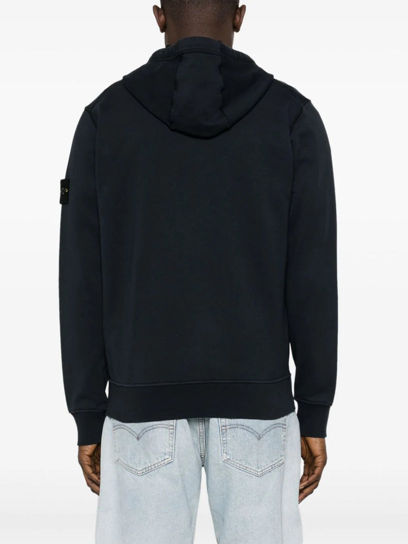 Full-zipper hooded sweatshirt