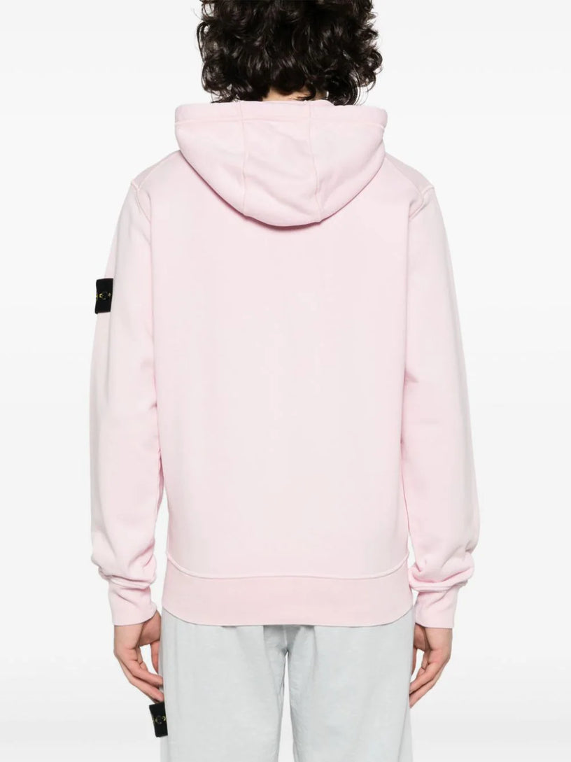 Full-zipper hooded sweatshirt