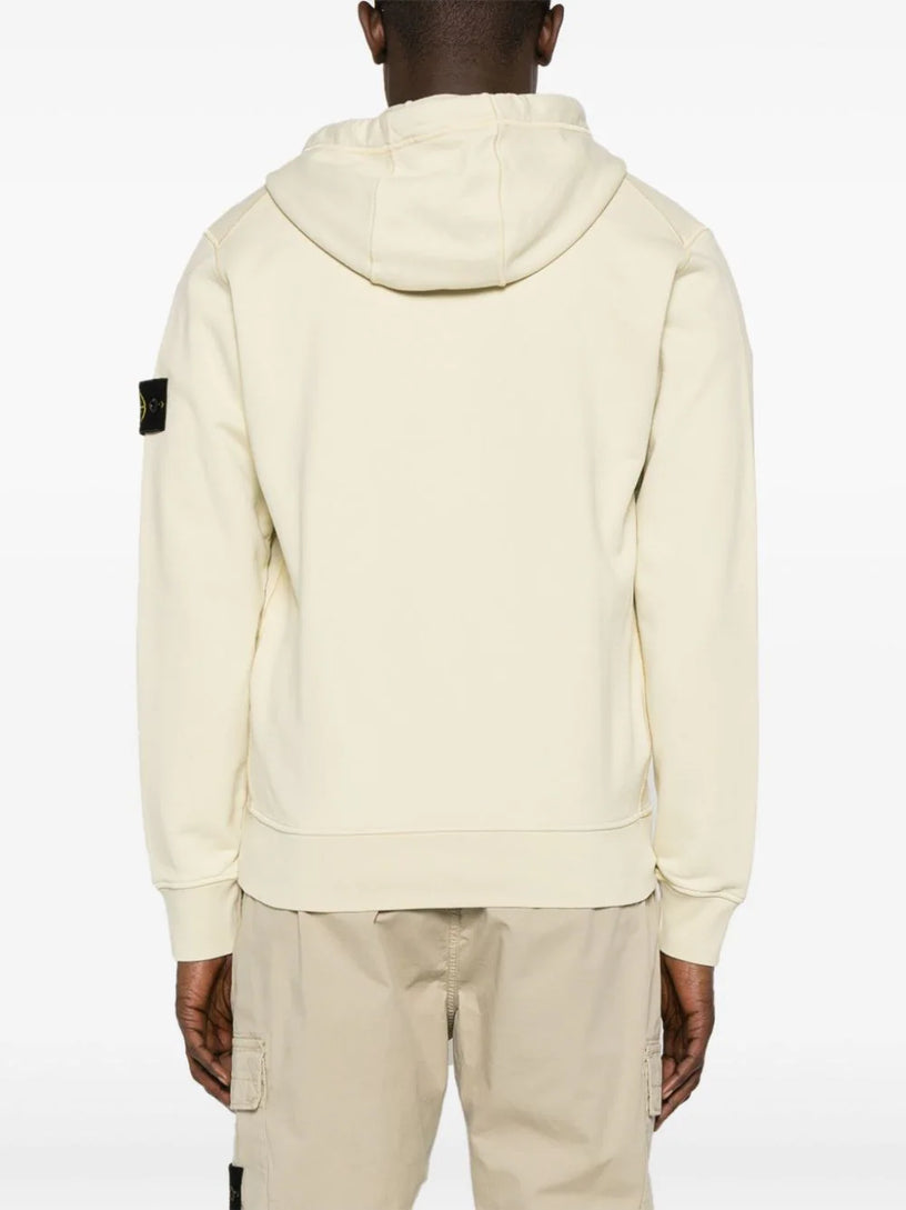 Full-zipper hooded sweatshirt