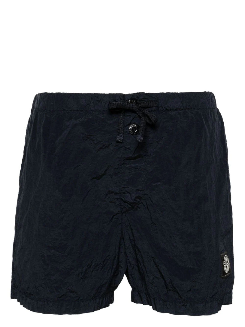 STONE ISLAND Logo swim shorts