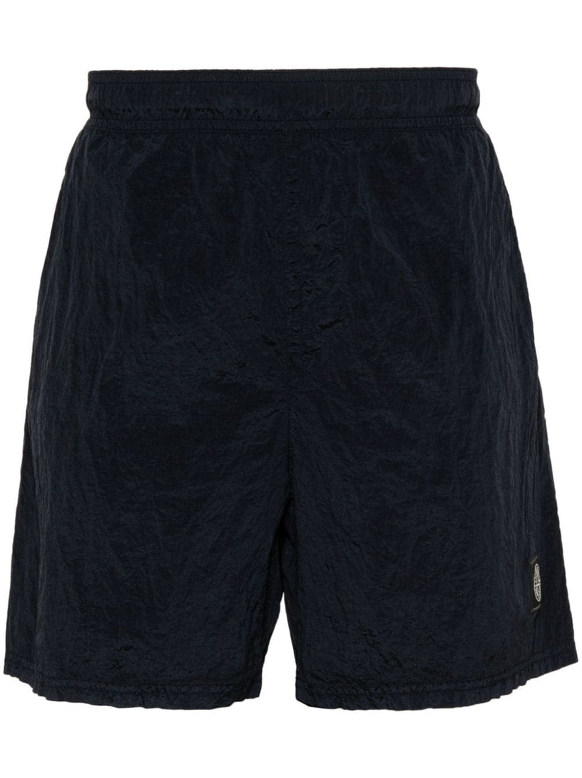 STONE ISLAND Logo swim shorts