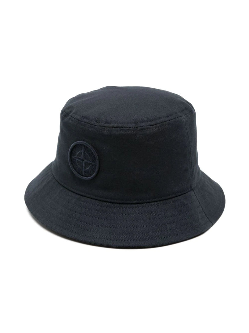 STONE ISLAND Kids Cotton rep bucket hat