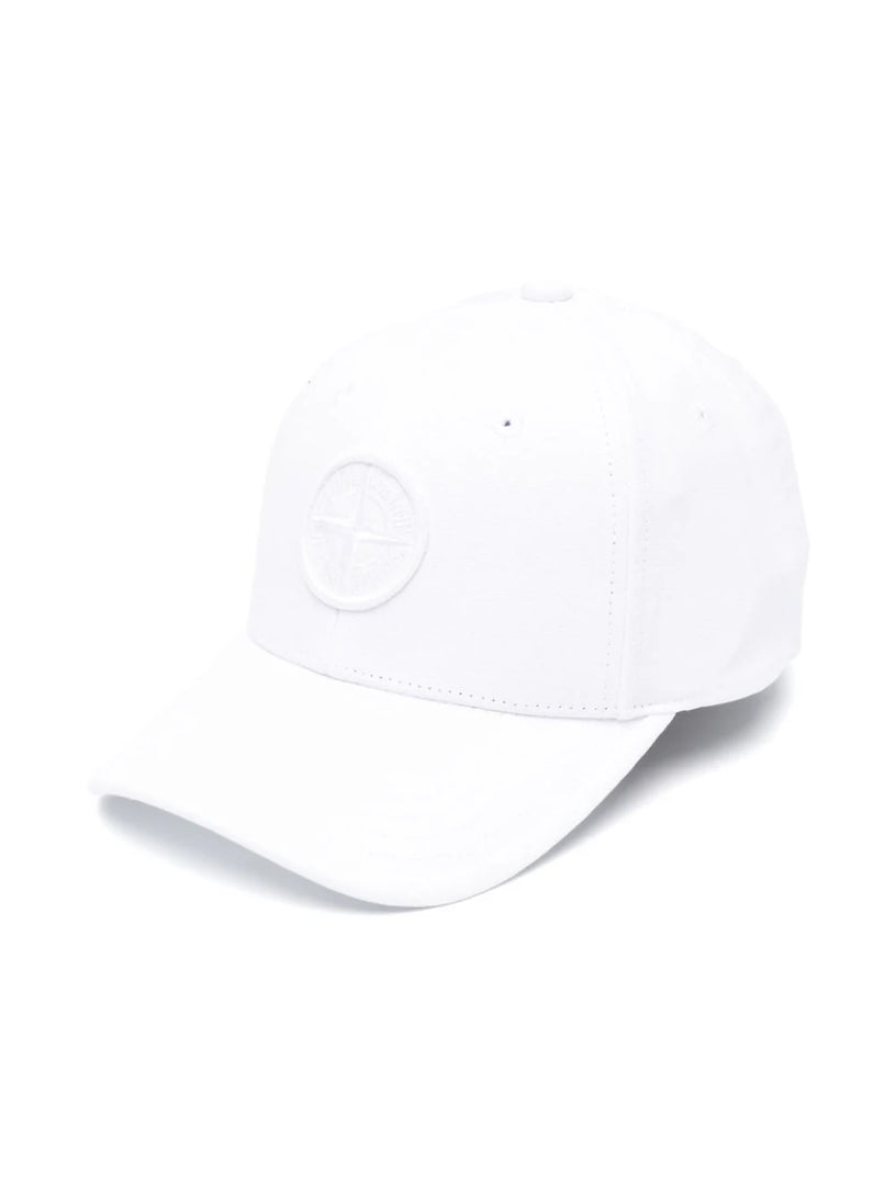 STONE ISLAND Kids Six-panel cap in cotton rep