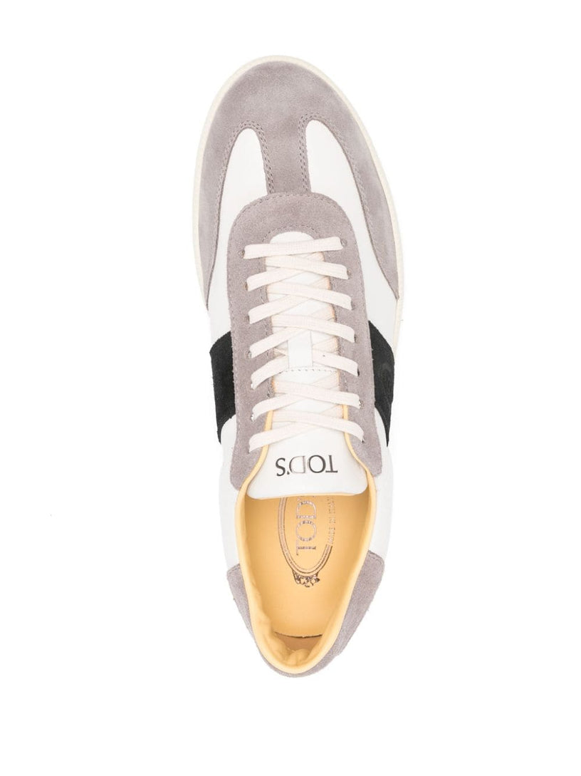 Tod's Tabs Sneakers in Smooth Leather and Suede