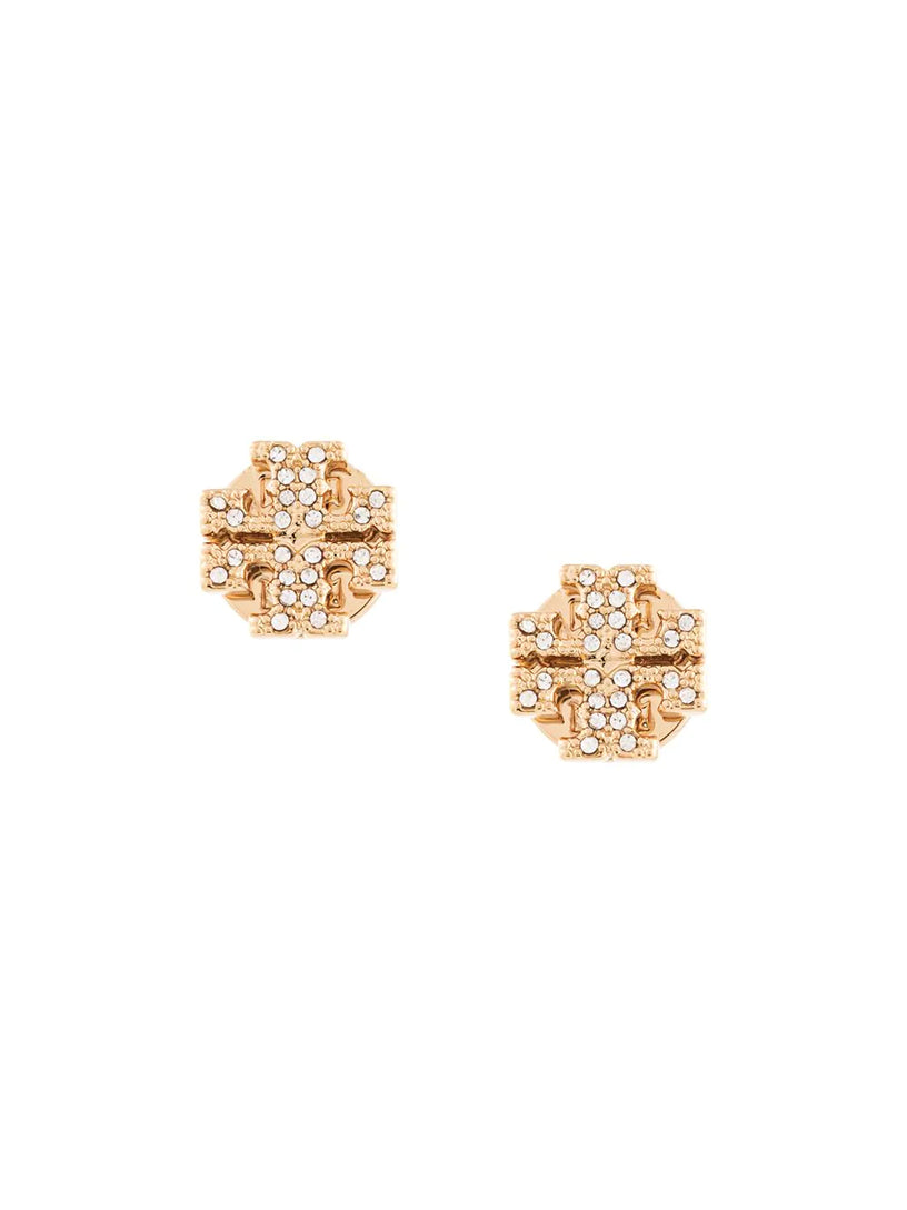 Kira stud earrings with pavé