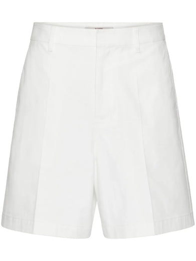 Bermuda shorts with rubberised v detail