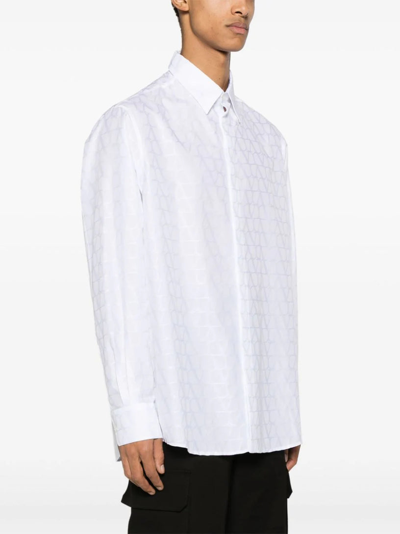 Shirt with all-over Toile Iconographe pattern