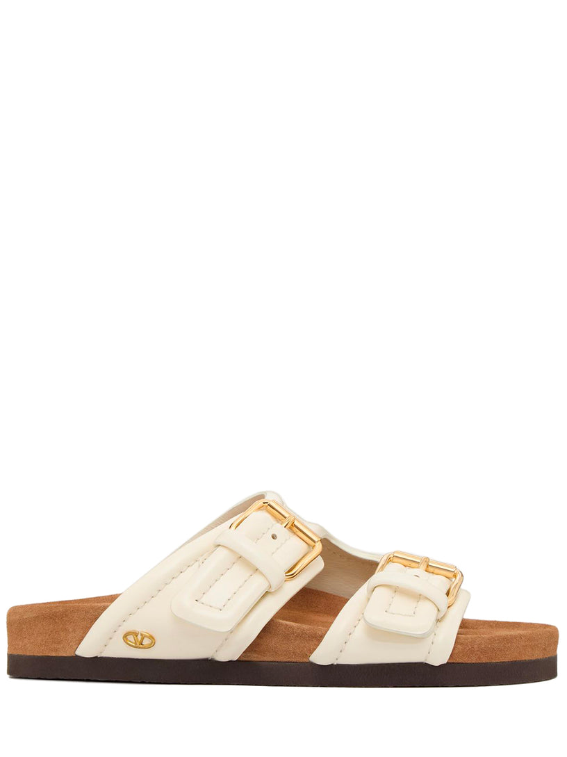 Valentino Garavani 30 mm calfskin fussfriend slide sandal