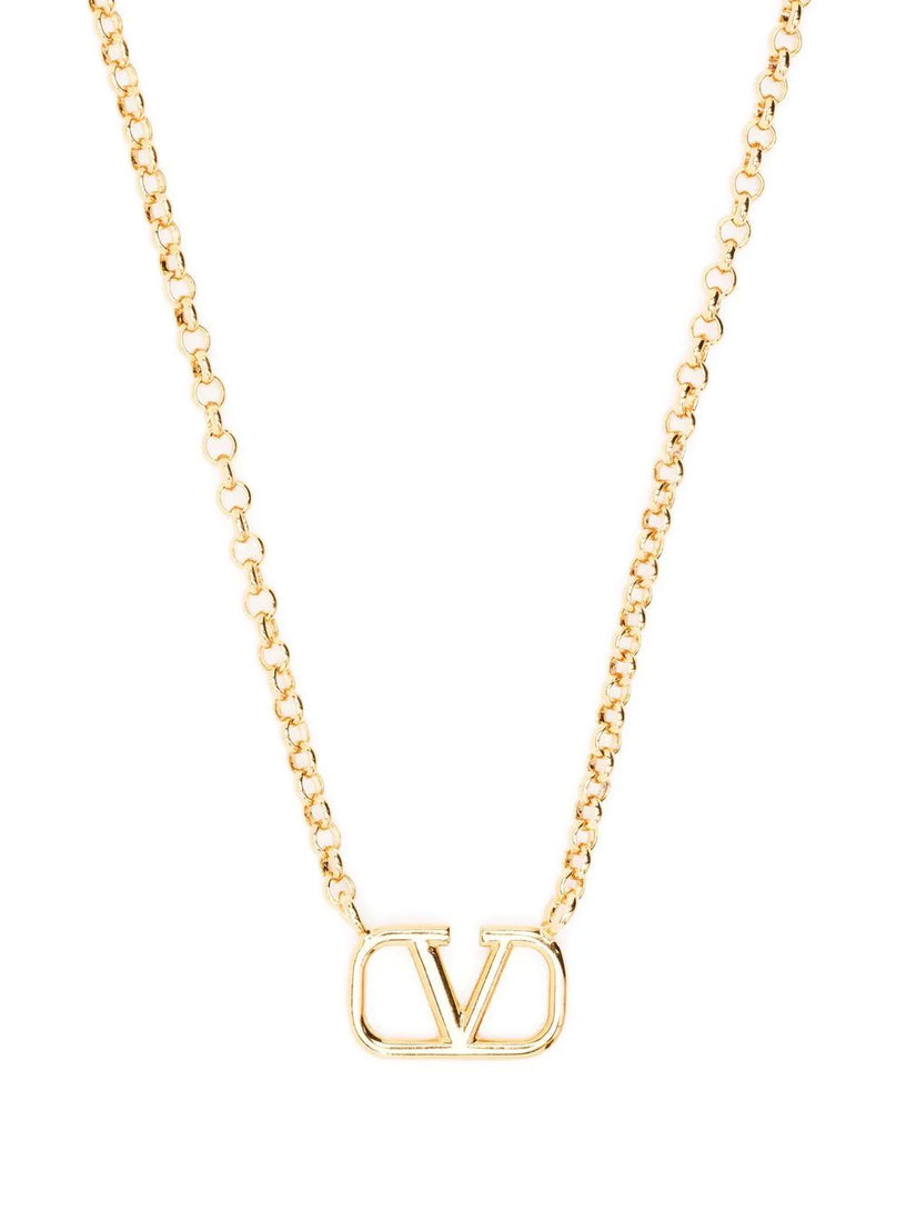 Valentino Garavani Vlogo signature necklace in metal