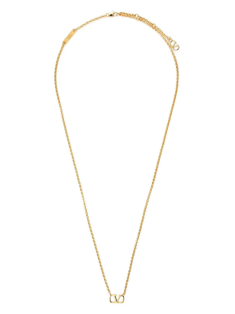 VLogo Signature necklace in metal