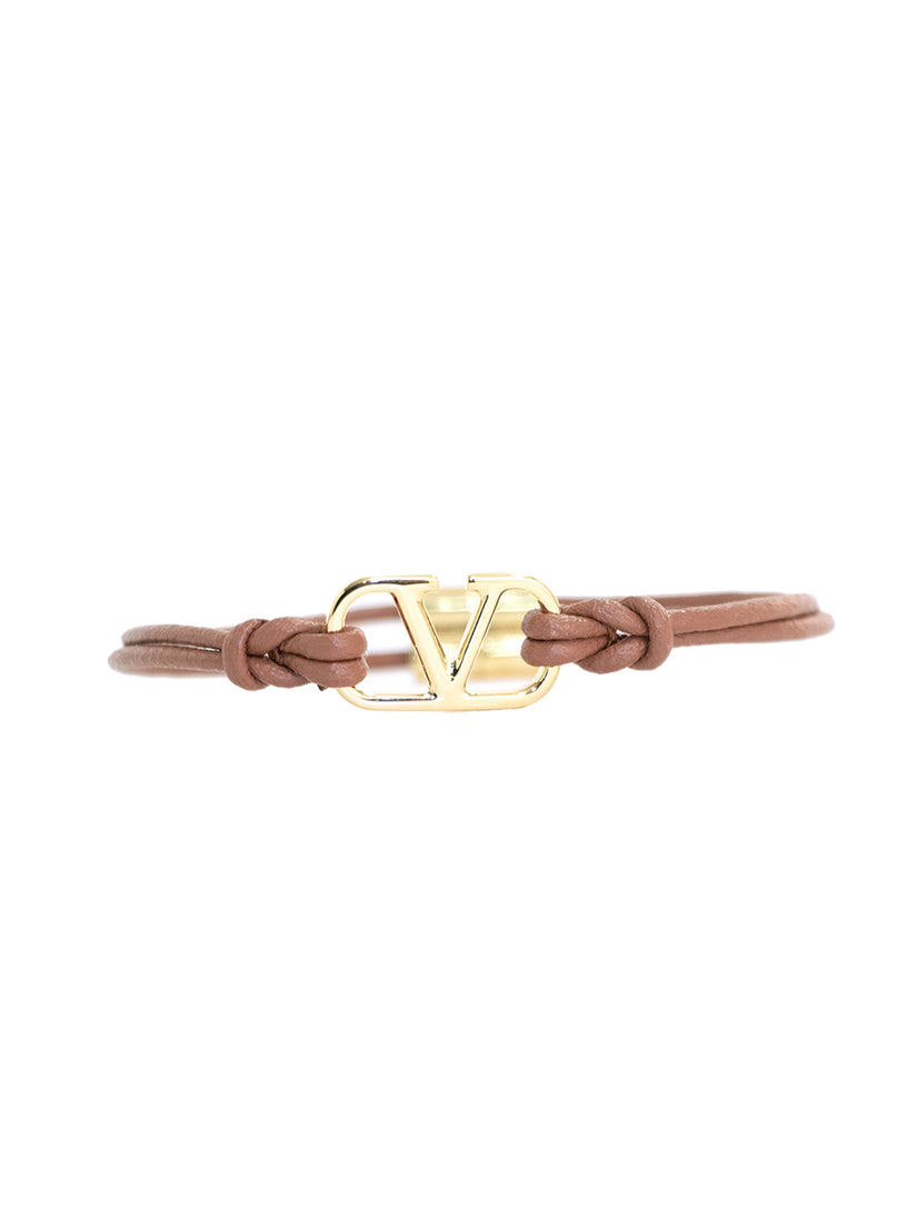 Valentino Garavani Vlogo signature leather bracelet