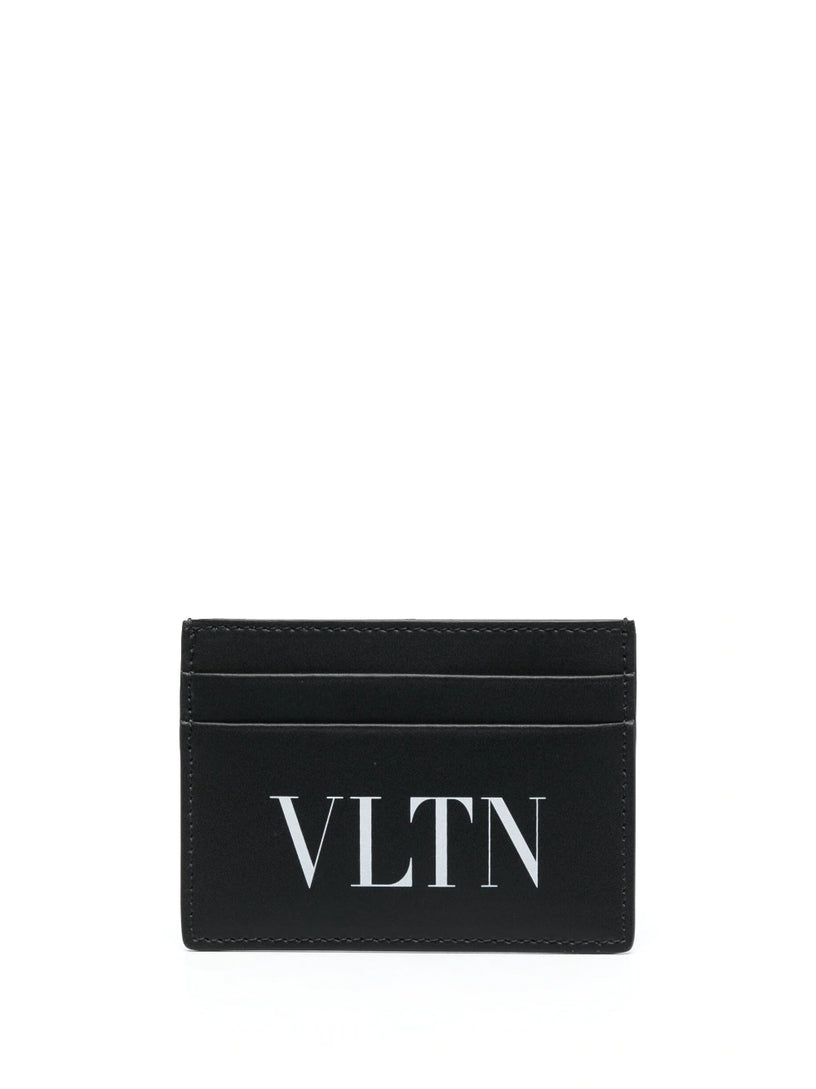 VLTN  pocket card holder in calfskin