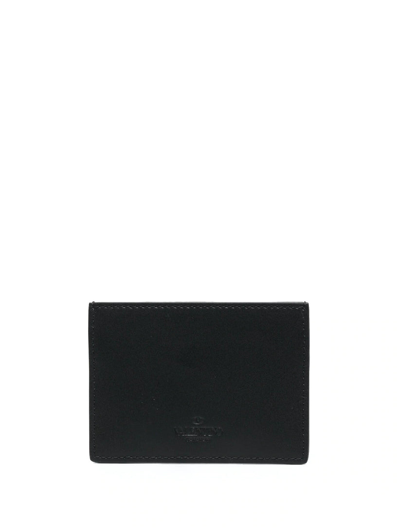 VLTN  pocket card holder in calfskin