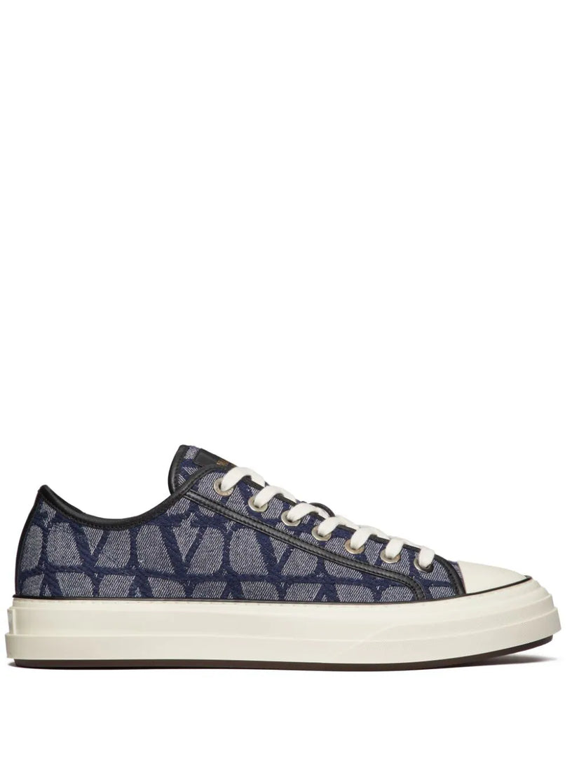 Low-Top Totaloop Sneaker Toile Iconographe jacquard fabric