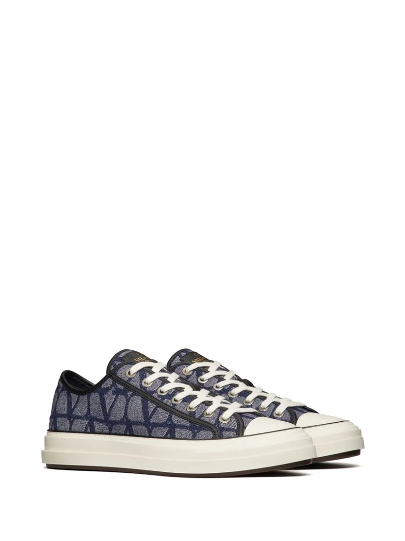 Low-Top Totaloop Sneaker Toile Iconographe jacquard fabric