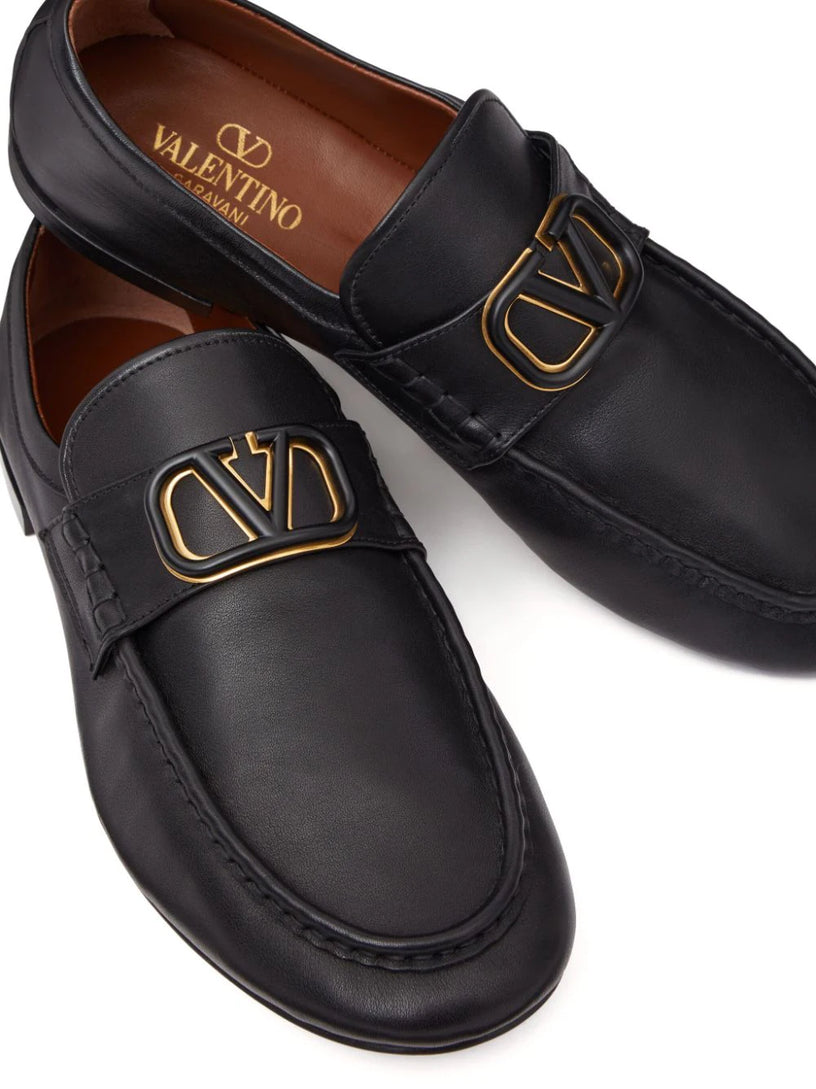 Vlogo Signature loafer in nappa leather