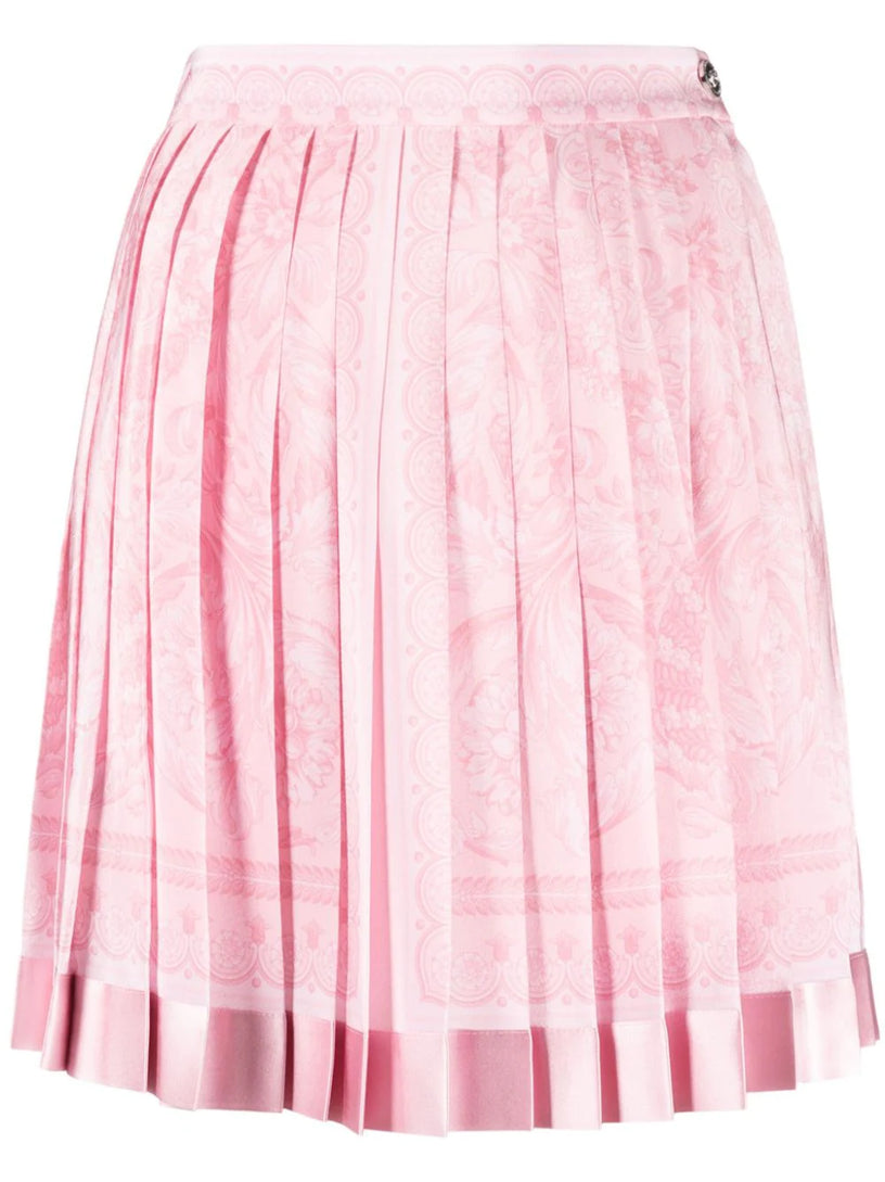 VERSACE Barocco pleated mini skirt