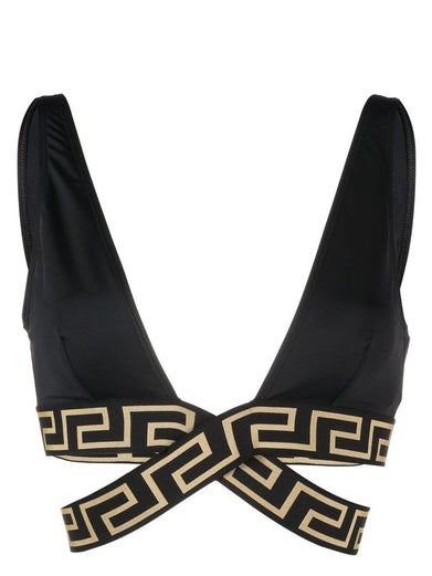 Greca Border Bikini Top