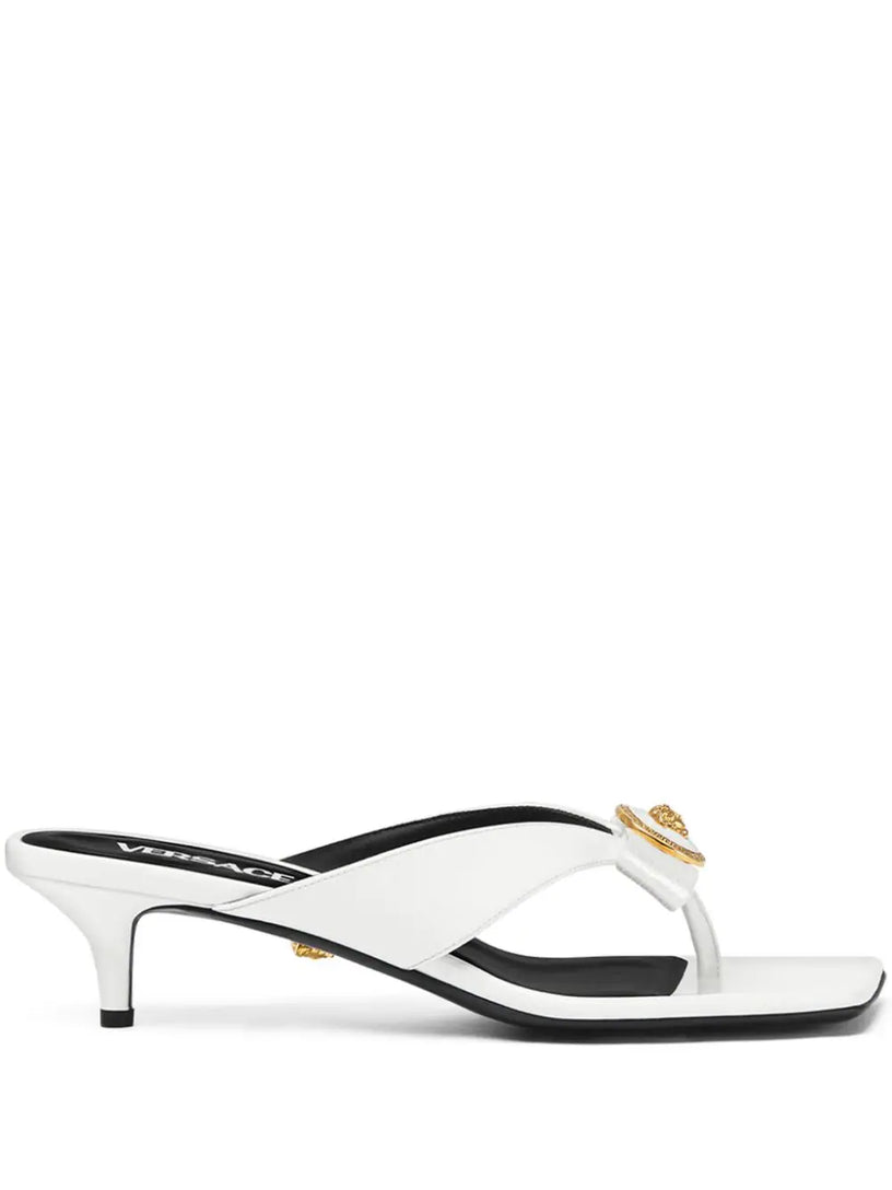 VERSACE Gianni ribbon mules