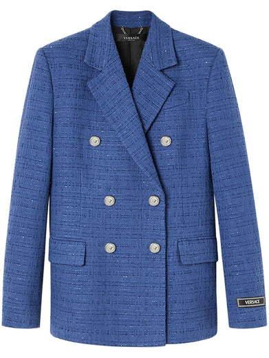 Bouclé tweed blazer