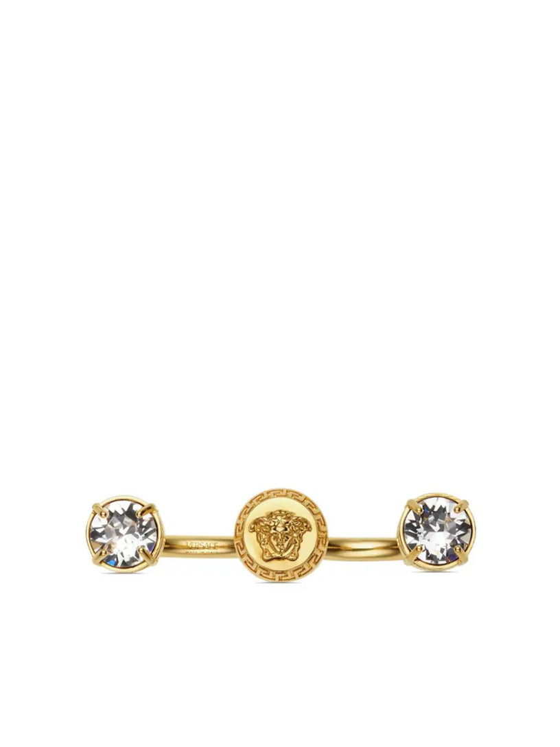 VERSACE Medusa round cuff ring