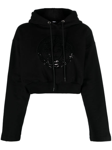 Medusa Crop Hoodie