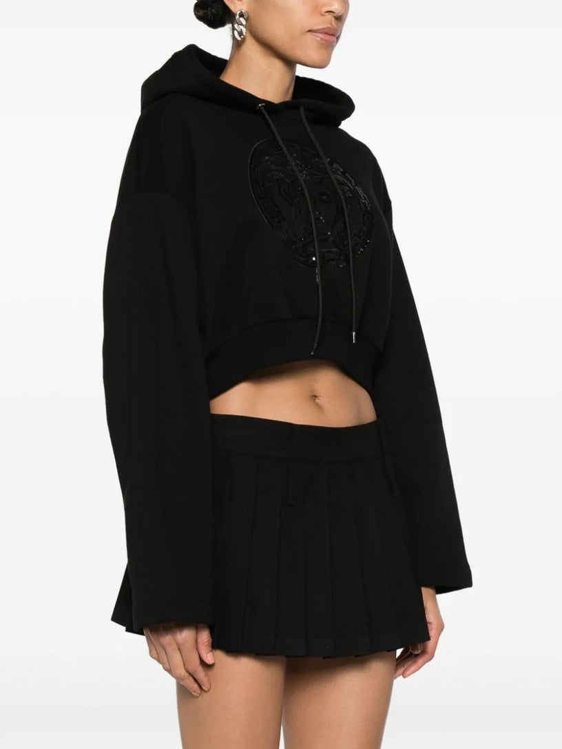 Medusa Crop Hoodie