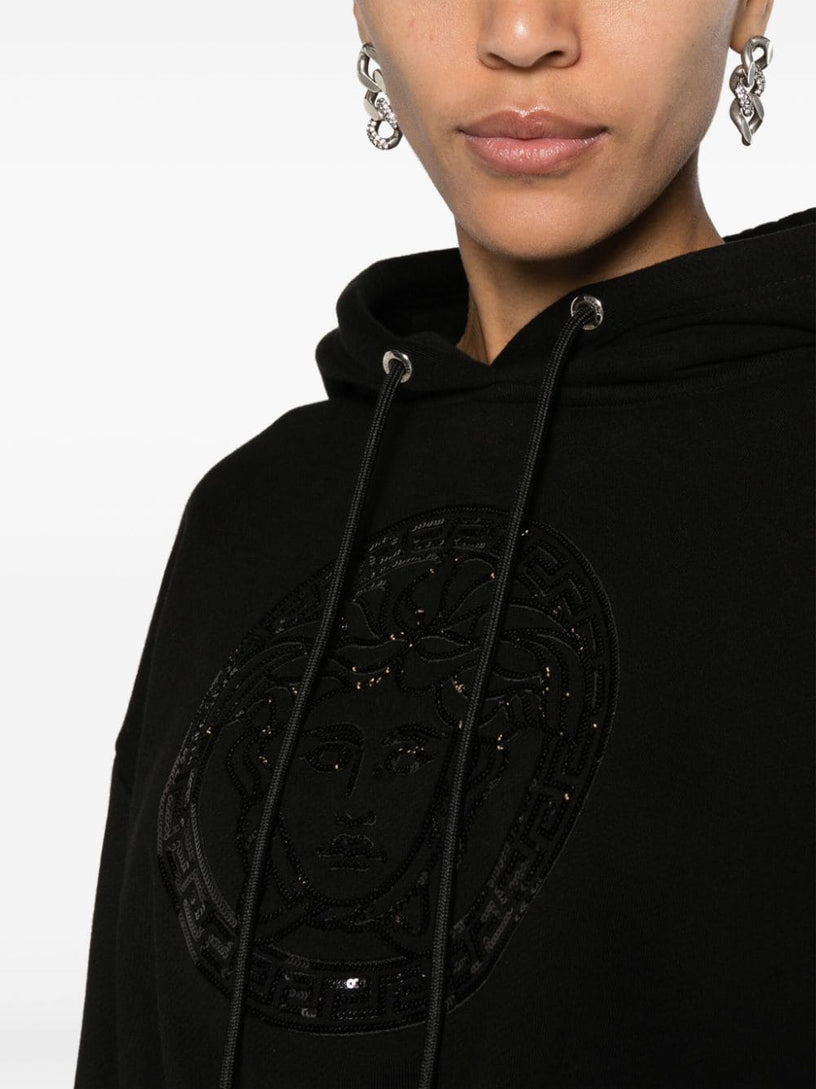 Medusa Crop Hoodie