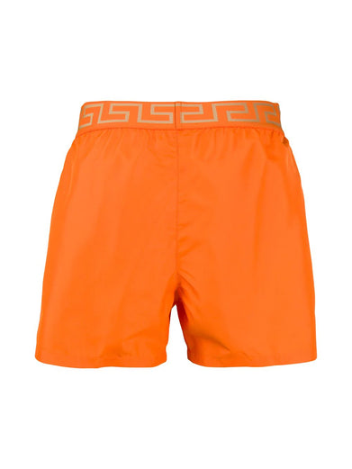 Swim shorts with Greca border