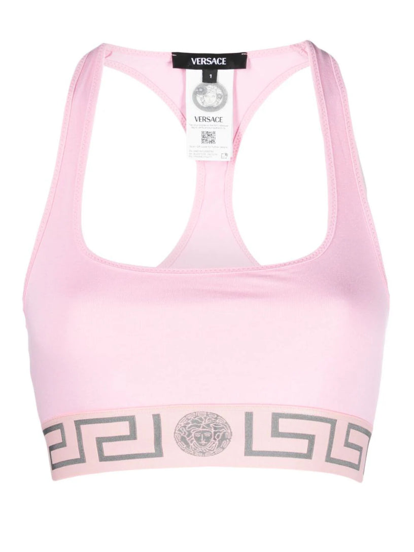 VERSACE Greca border bralette