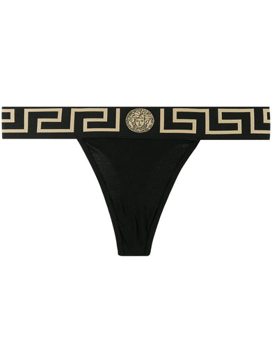 Greca Border Thong