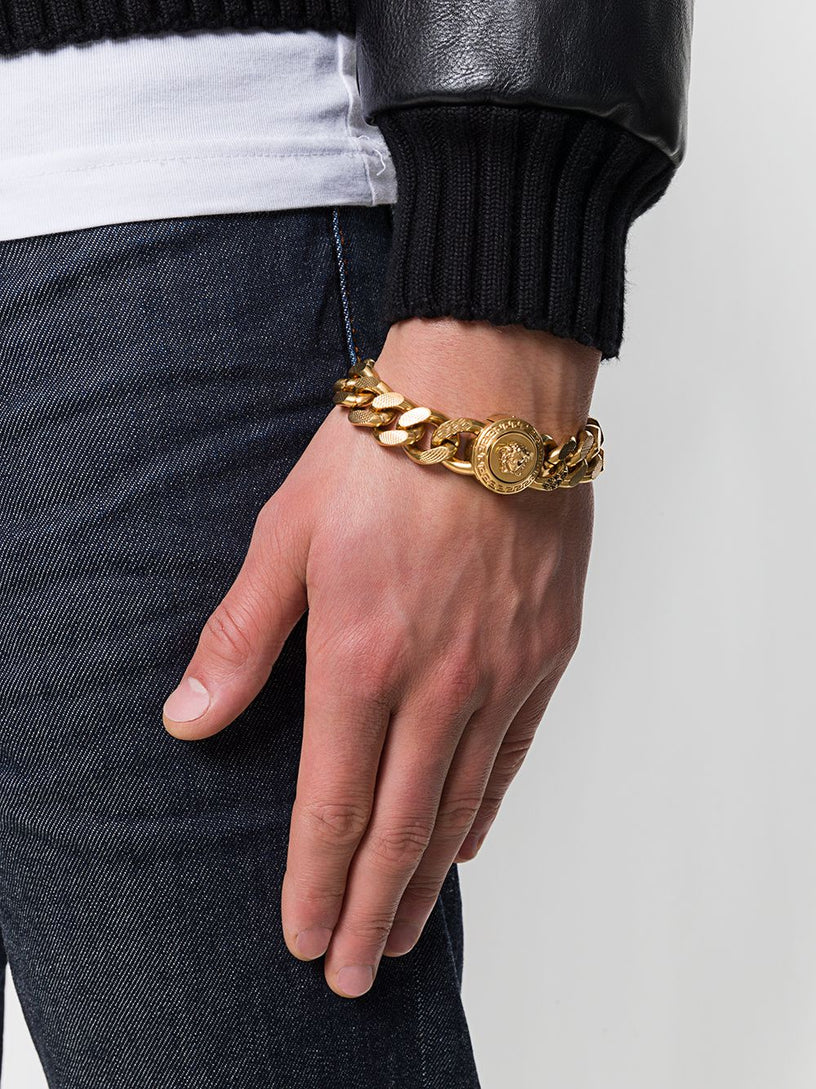 Chain bracelet with Medusa