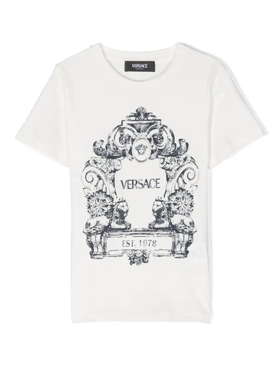 Versace Cartouche kids t-shirt