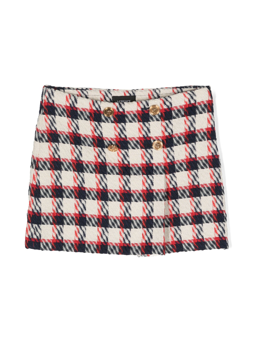 VERSACE Kids Kids tweed skirt