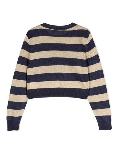 Nautical stripe kids sweater