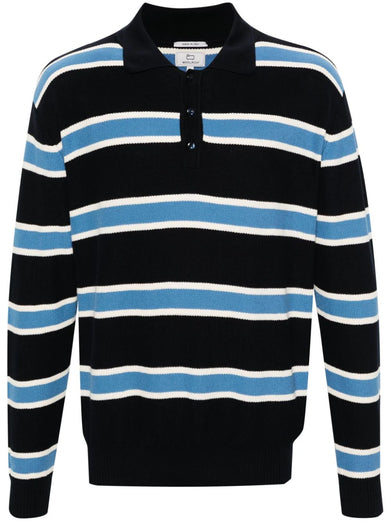 Striped Knitted Polo