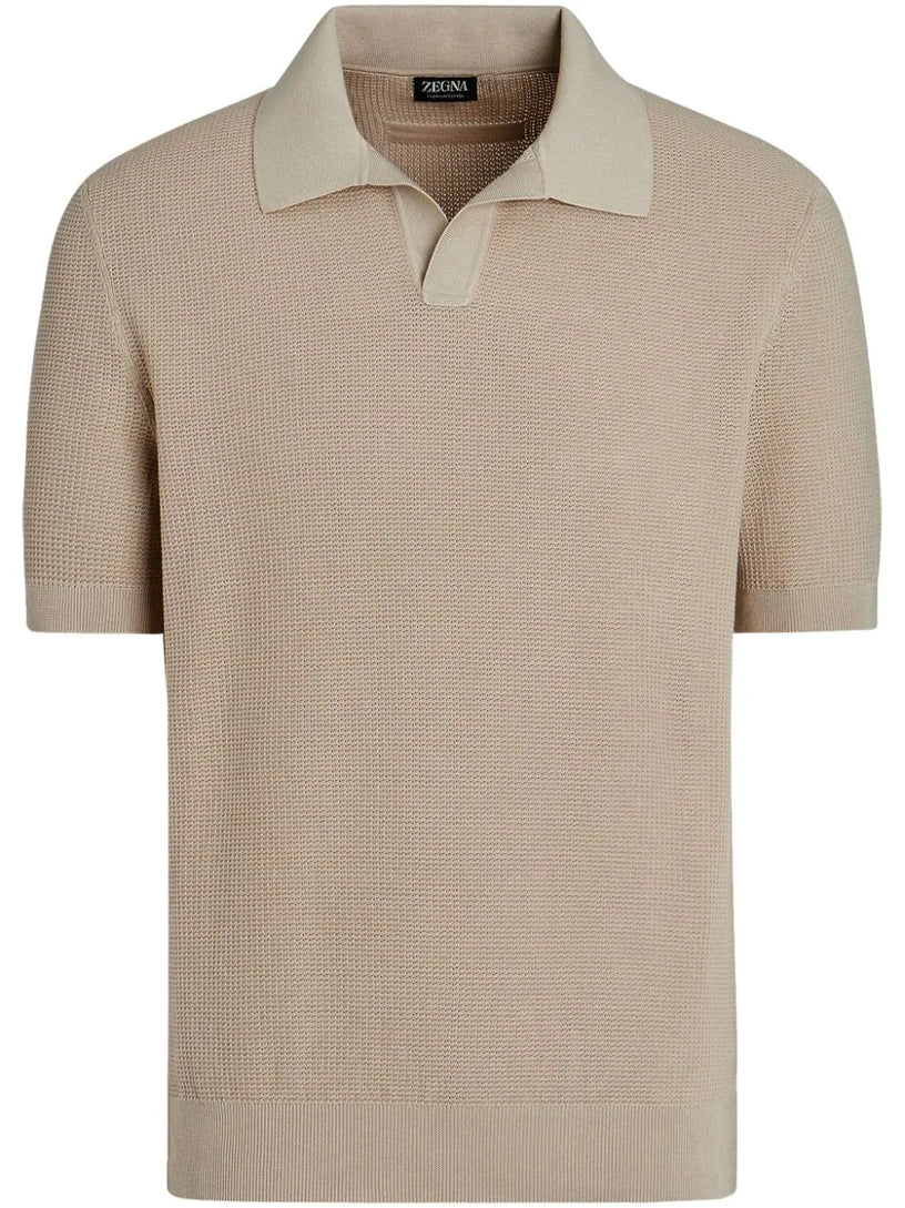 ZEGNA Premium cotton polo shirt