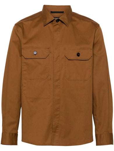 Patch-pocket shirt